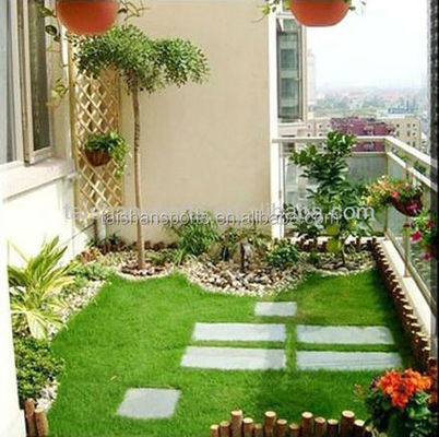 jakość  40mm Playground Artificial Grass With Dtex 11600 And 18900 Density Used For Landscape Decoration fabryka