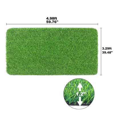 200 szwów/M Materiał PE Niewypełniający Sztuczna trawnika 50mm 18000 Dtex Do piłki nożnej/sportowej