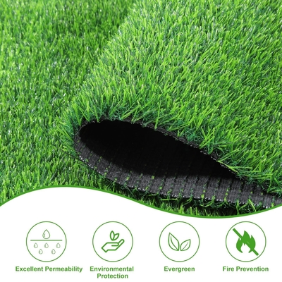 200 szwów/M Materiał PE Niewypełniający Sztuczna trawnika 50mm 18000 Dtex Do piłki nożnej/sportowej