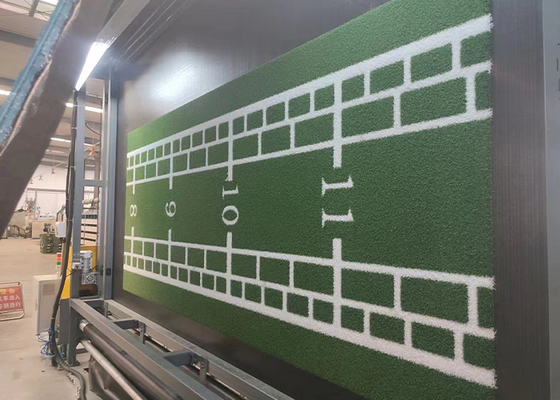 15mm Trwałe Logo Sztucznej Trawy Zestawione na zamówienie Trawa Sztuczna Do Dekoracji Dworców Sportowych lub Obszarów Wypoczynku