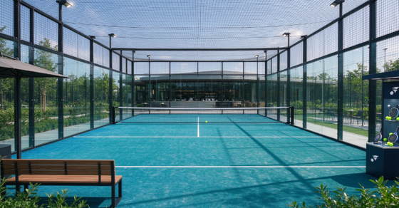 Certyfikowana sztuczna trawa padelowa FEP o wysokości runa 12 mm i wysokiej gęstości oraz sztuczna murawa padelowa na profesjonalne korty