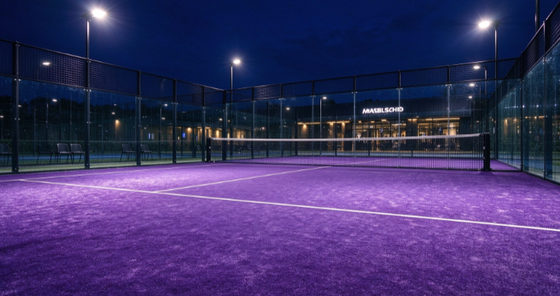 FEP certyfikowany 12 mm wysokość stosów padel Sztuczna trawa z dostosowywalnymi kolorami dla profesjonalnych kortów padelowych