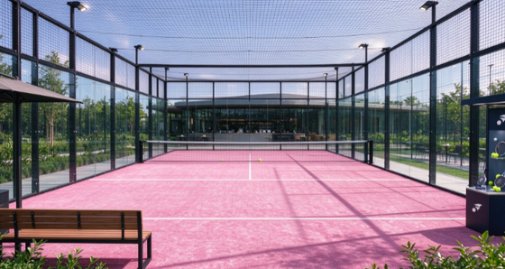 FEP certyfikowany 12 mm wysokość stosów padel Sztuczna trawa z dostosowywalnymi kolorami dla profesjonalnych kortów padelowych